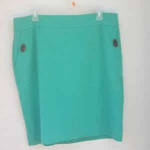 Worthington size 14 mint pencil skirt